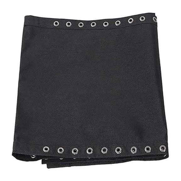 LEORX 1Piece Black PVC Polyester Yarn Fabric Chair Cloth for Lounge Chairs Replacement 63.0*16.9*0.1in