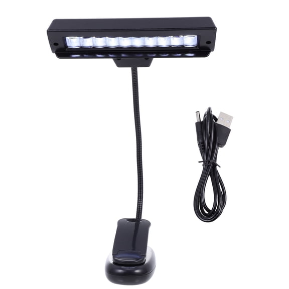 LEORX 1Piece Portable Orchestra Music Stand Light 10 LED Beads for Professionals Work