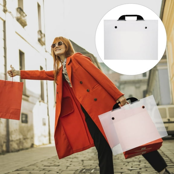 LEORX 1Set Art Portfolio Folder for Artwork Waterproof and Dirt-resistant for Office and Travel Use