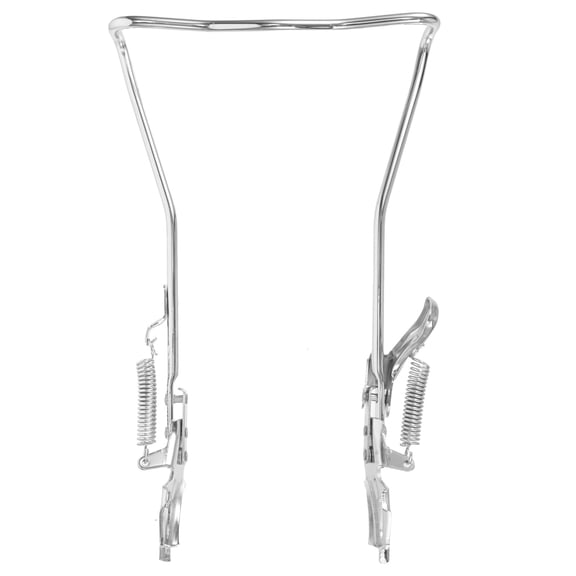 LEORX 1Set Bike Kickstand Silver Steel with Non Slip Feet for Cyclists