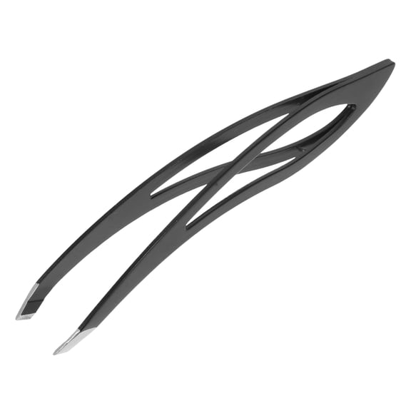 LEORX Eyebrow Tweezers Eyebrow Clip Black 1Set