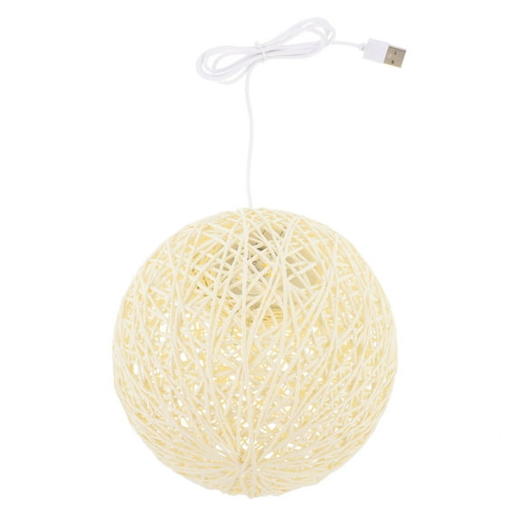LEORX 1Set Boho Light Fixture Rattan Woven Texture Cozy Atmosphere Decor