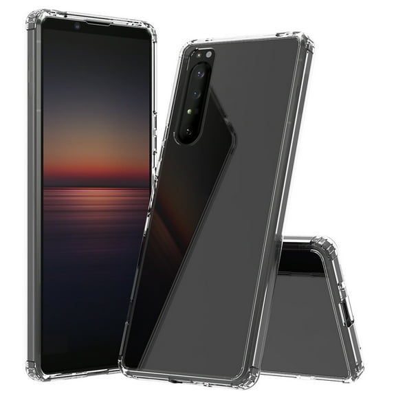LEORX 1Set Clear Phone Case Acrylic Transparent Phone Case Protective for 1 II and 5 Plus