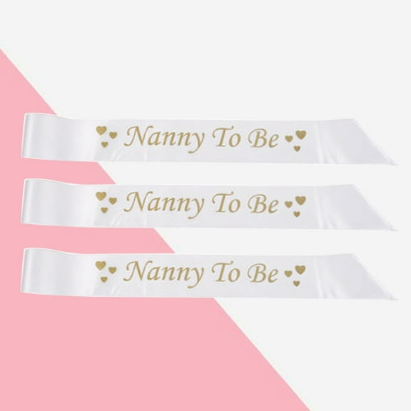 LEORX 1Set Custom Wedding Sash Fashionable White Long Strip Hen Party Supply for Women