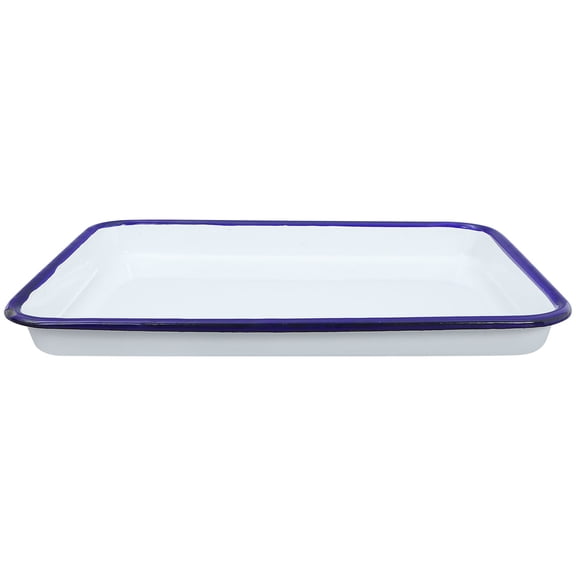LEORX 1Set Decorative Serving Tray for Appetizer and Fruit Platter in Elegant Style 11.0X7.7X1.0In