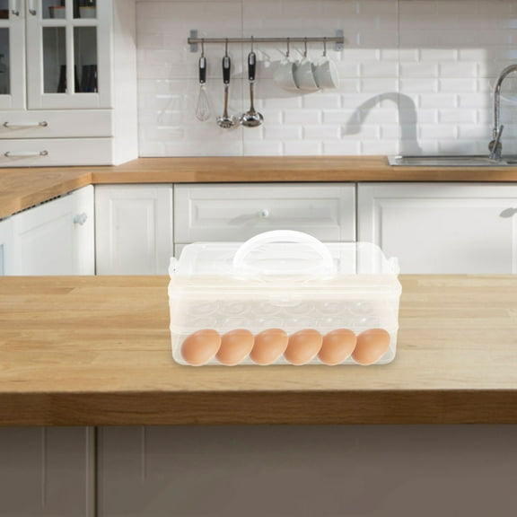 LEORX 1Set Deviled Egg Piping Tool Plastic Transparent For Kitchen Use And Holiday Events