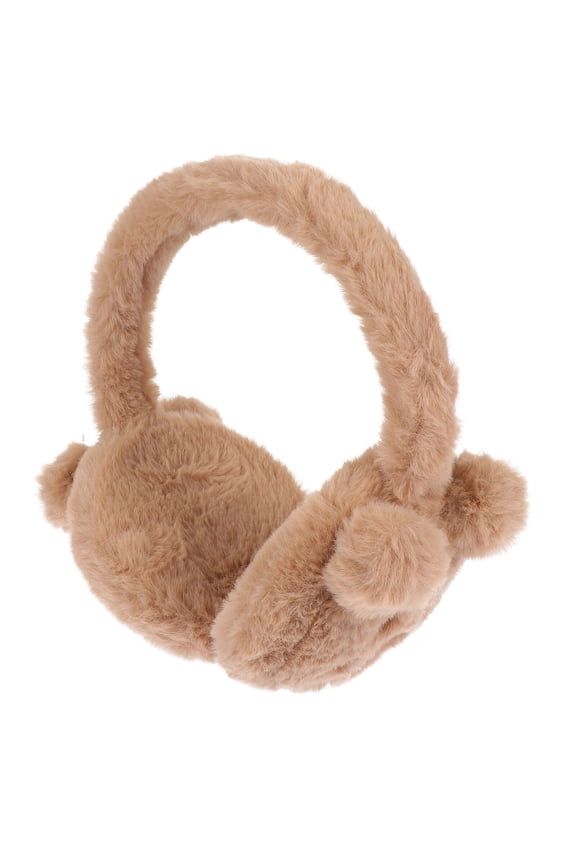 1Set Furry Earmuff for Women Practical Acrylic Fibers Cold-proof Protector