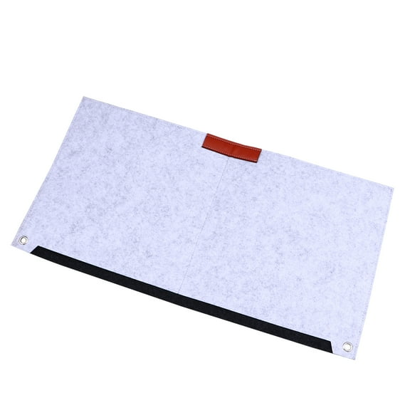 LEORX 1Set Grey Mouse and Keyboard Pad Oversized for Office Use