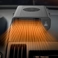 thumbnail image 1 of LEORX Portable Car Defogger Black Electrical Heater for Auto Quick Mist Removal, 1 of 7
