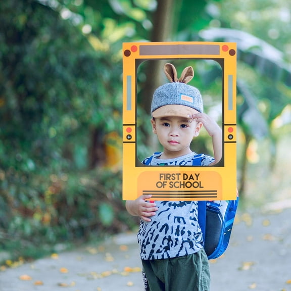 LEORX 1Set Kindergarten Decor Photo Frame Paper for Back to School Season