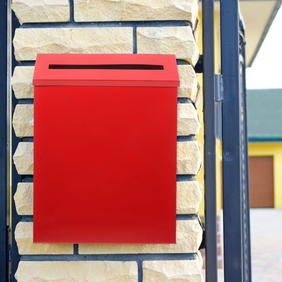 LEORX 1Set Mailbox for Door Retro Style Iron Material 11.40X8.65X2.36In