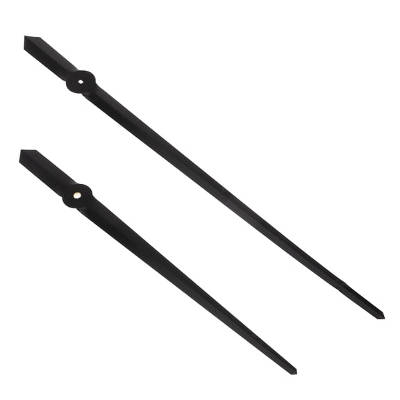 LEORX 1Set Minimalist Design Black Aluminum Clock Hands for DIY Repair and Clock Making 15.7X11.8X0.08in