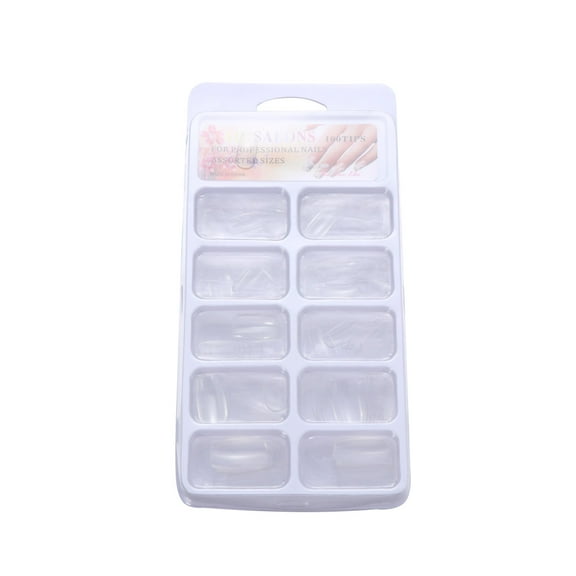 LEORX 1Set Natural False Nails for Acrylic Application and Women Use at Weddings