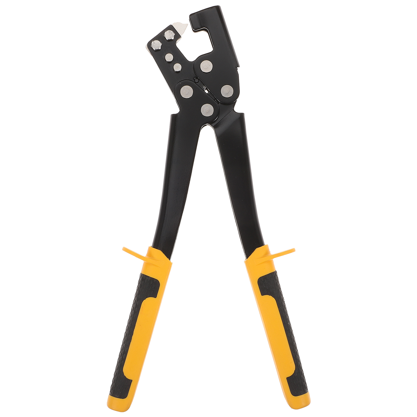 LEORX 1Set Orange Stud Crimper for Keel Fastening Crimping Tool Metalworking