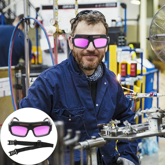 LEORX 1Set Photoelectric Welding Glasses For During Electric And Argon Arc Welding