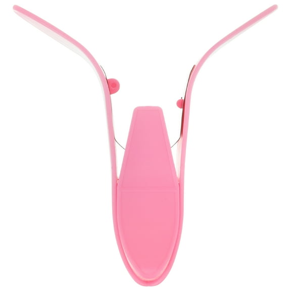 LEORX 1Set Pink Plastic and Stainless Steel Pelvic Muscle Hip Trainer for Women Home Workout