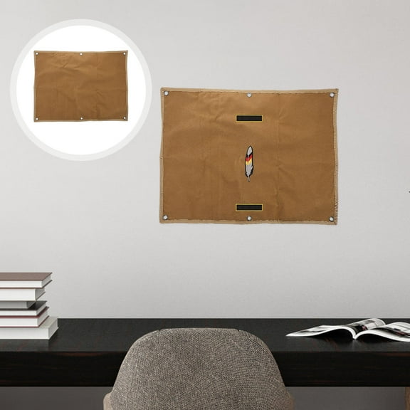 LEORX DIY Board Patch Display Panel Khaki Polyester 1Set