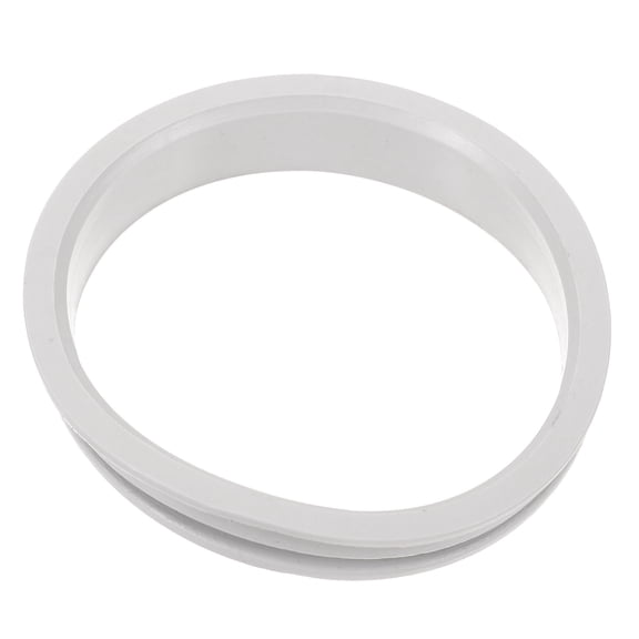 LEORX 1Set Reusable Seal Ring Leakage-Proof Heat-Resistant Circular White 6.8X6.8X0.4In Rubber For Household Use