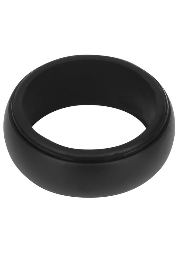 Cool Rings for Men Rings Sports Style Black Silicone 1Pc Finger Protection Exercise