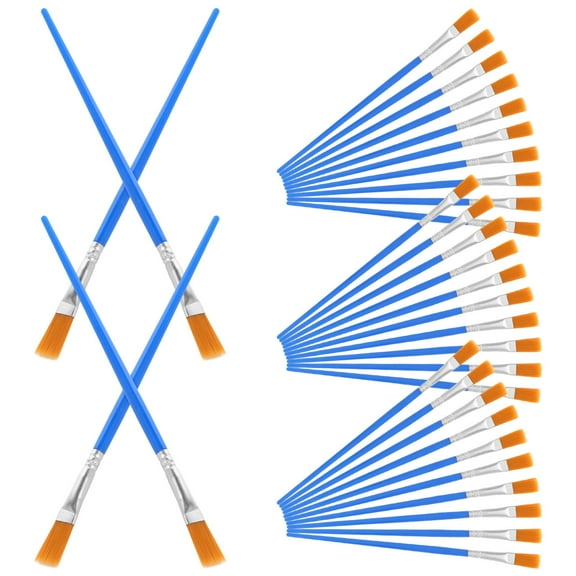 LEORX 1Set Simple Design Oil Paint Brushes Set For Model And Ceramic Painting