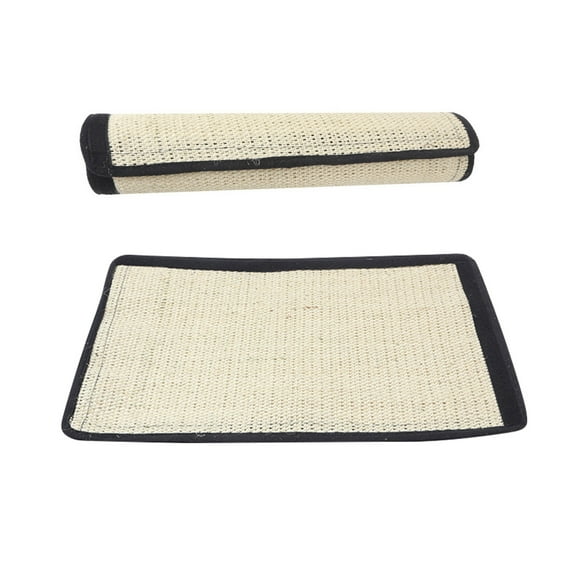 LEORX 1Set Sisal Cat Scratching Mat Large Size 15.9x11.8in for Pet Owners