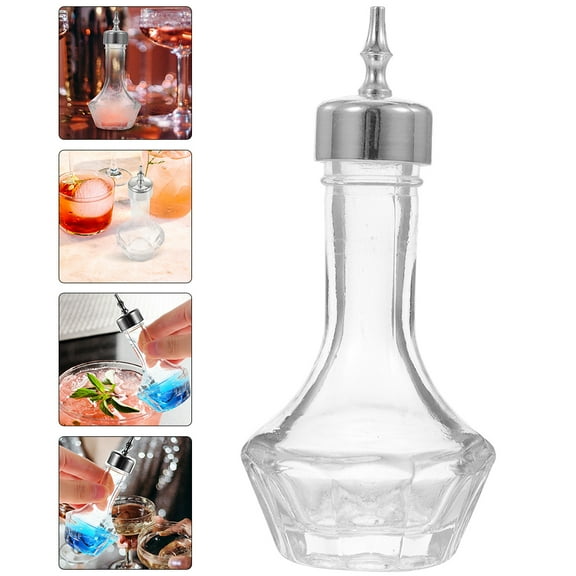 LEORX 1Set Travel Bitters Bottle Compact Design for Serving Beer and Cocktails