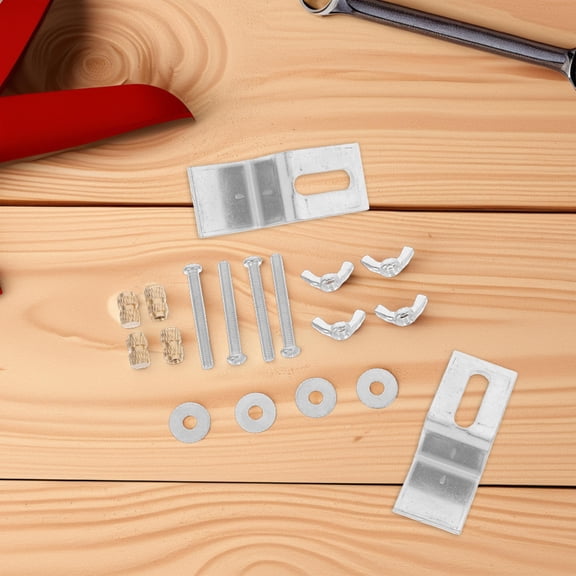 LEORX 1Set Undermount Sink Mounting Brackets Square Shaped with Elegant Design Suitable for All Kinds of Basins