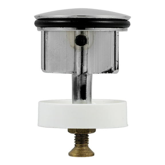 LEORX 1Set White Copper Drain Plugs for Sinks with Pop-up Design for Homeowners
