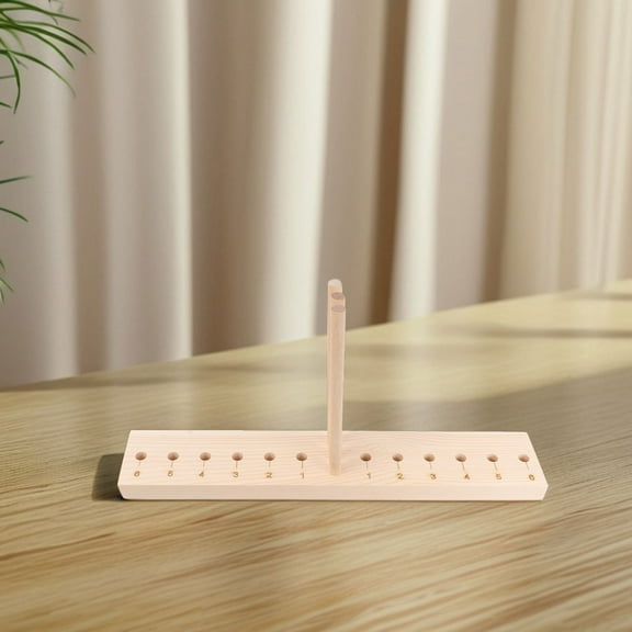 LEORX 1Set Wooden Bow Maker For Ribbon Crafting Diy Projects Beginners Craft Supplies Beige Long Design