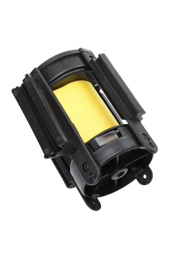 1Set Yellow Isolation Rail Warning Belt with Retractable Tape for Safety Measures in Malls