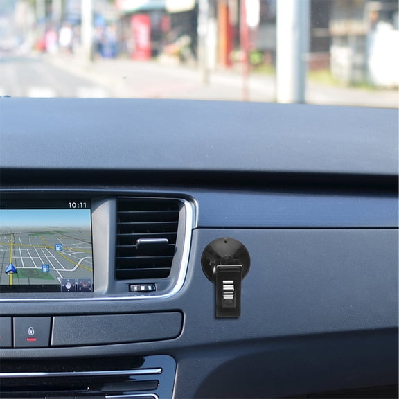 LEORX Back to School Suction Cup Clip Card Ticket Clips Black 2 Pairs Car Accessory