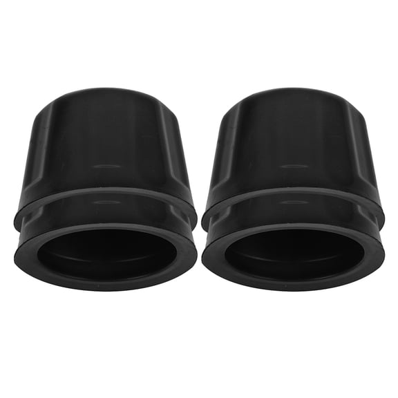 LEORX Trailer Bearing Dust Cap Wheel Hub Rubber Cap Black 2Pcs For Atv Owners