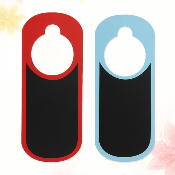 LEORX Message Boards Door Hanger Sign Assorted Color 2Pcs