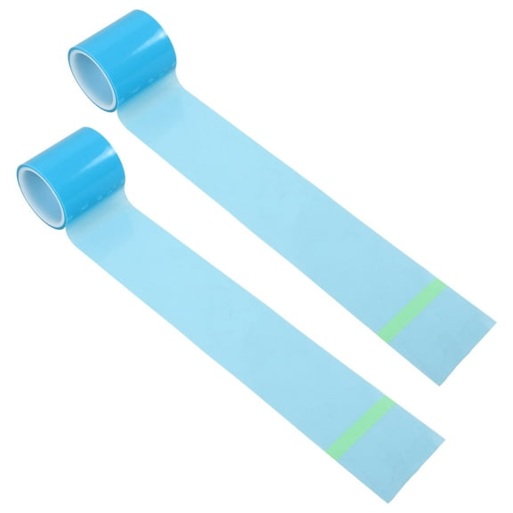 LEORX 2 Rolls DIY Epoxy Resin Tape for Leak-proof Glue Application Blue Adhesive Sticker for Metal Frame