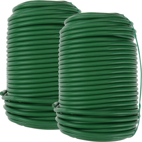 LEORX Flexible Green Plant Straps for Garden Vines and Shrubs Securing