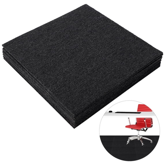 LEORX 20Pcs Assorted Color Carpet Tiles Made of Durable Polypropylene for