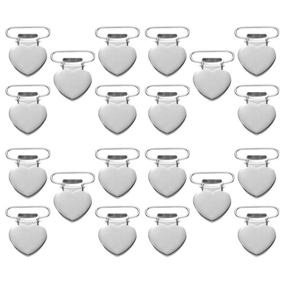 LEORX 20 Pcs Pacifier Clip Suspend Clips Baby Suspenders Work Child