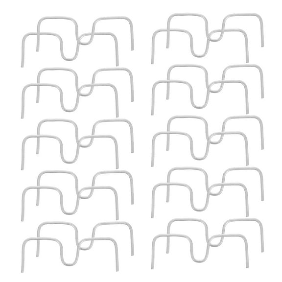 LEORX 20 Pcs Tree Branch Trainer Silver Iron for Upward Branch Management in Garden