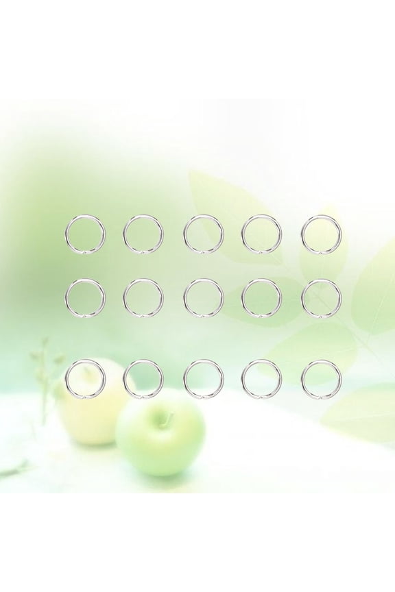 200 Pcs Small Stainless Split Ring Metal Key Lightweight Rings