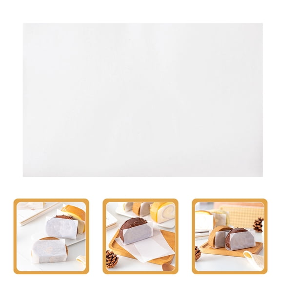 LEORX 200Pcs Cake Roll Separator Paper Nonstick Greaseproof Baking Sheets for Home Use