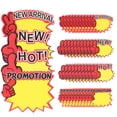 thumbnail image 1 of LEORX 200pcs Price Display Labels Write or Draw Assorted Color PVC For, 1 of 8