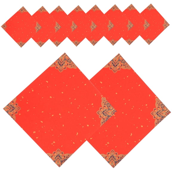 LEORX 20Pack Spring Couplets Paper Red Chinese Paper for Celebration Organizers with Smooth Writing