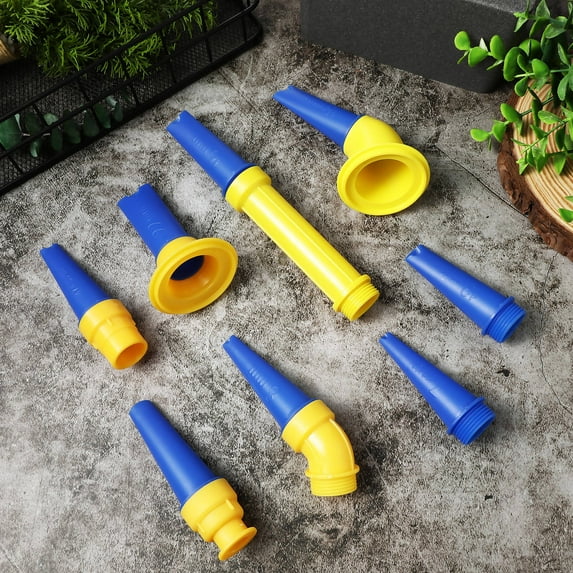 LEORX 1Set Multi Caulking Nozzle Tips with Angled V Shape for Precise Sealant Application