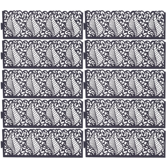 LEORX 20Pcs Black Candle Light Paper Wrapper for LED Candle Decoration