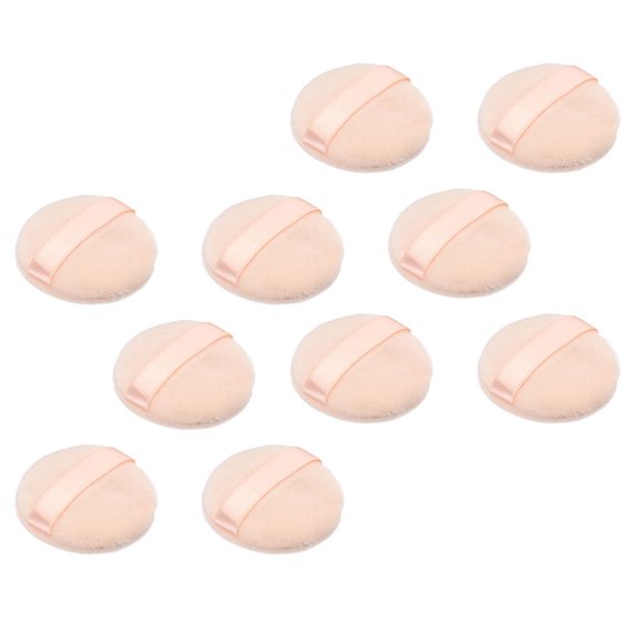 LEORX 20Pcs Pink Makeup Puff Tool Soft Sponge Cosmetics Pads Easy to Clean and Portable