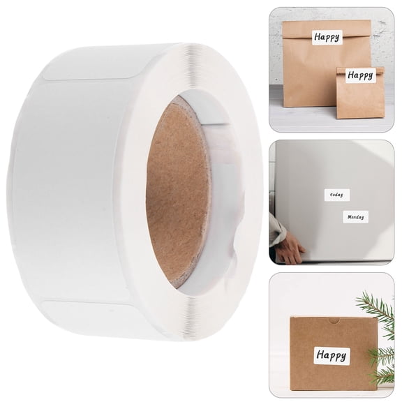 LEORX 250Pcs of Sticky Labels to Write on Rectangular Self Adhesive for Housework