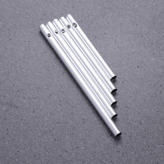 LEORX 25Pcs Hollow Wind Chimes Tube Set with Resistant Finish for Soothing Sound and Diy Craft