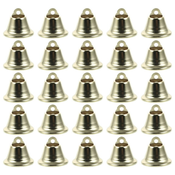 LEORX 25Pcs Mini Sound Bells Open Horn Golden Iron Wind Chimes For General Users