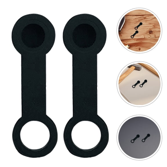 LEORX 25Pcs Round Black Rubber Brake Bleeder Caps for Moisture Protection in Cars
