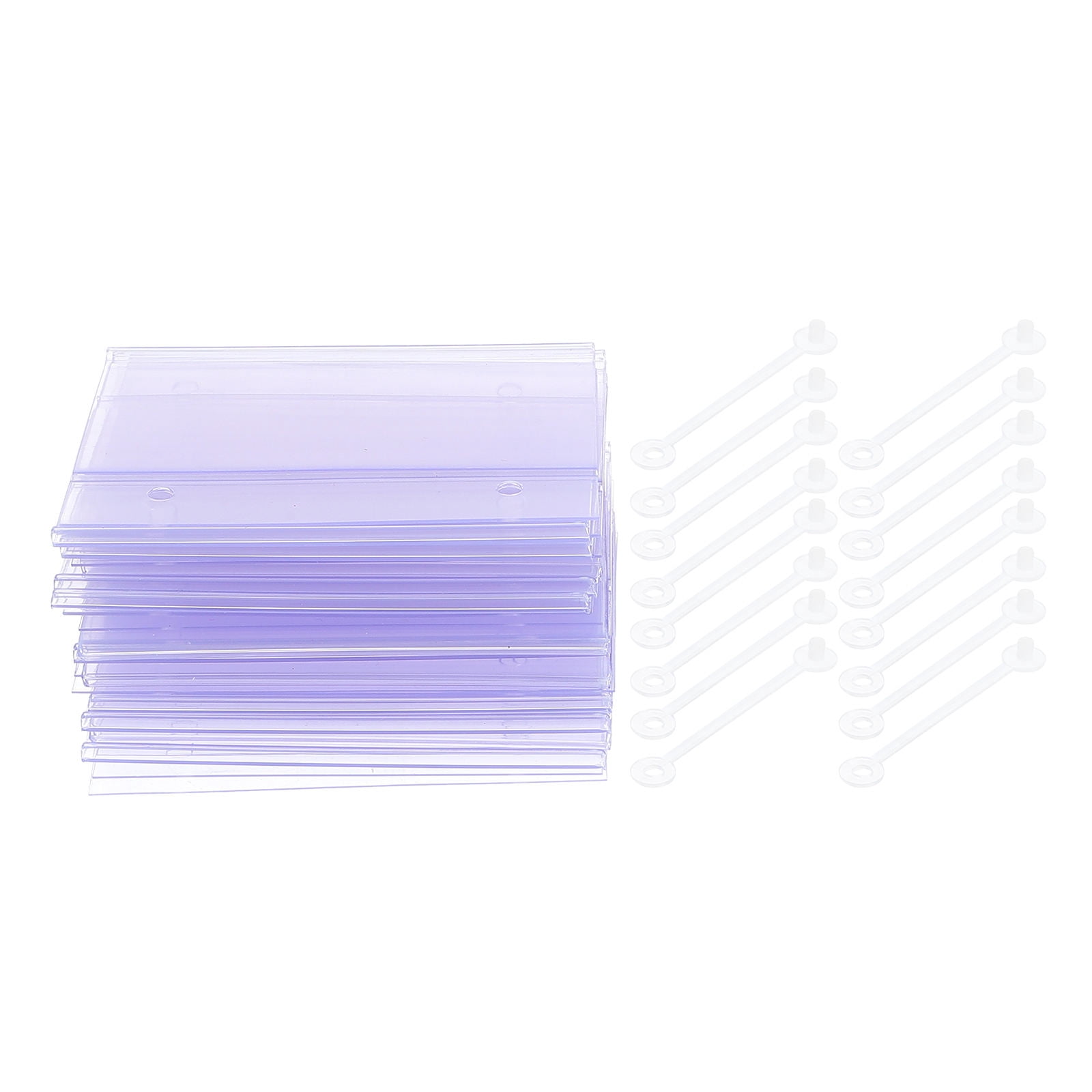 LEORX 25pcs Store Tags Display Label Rectangular PVC for Retail and ...